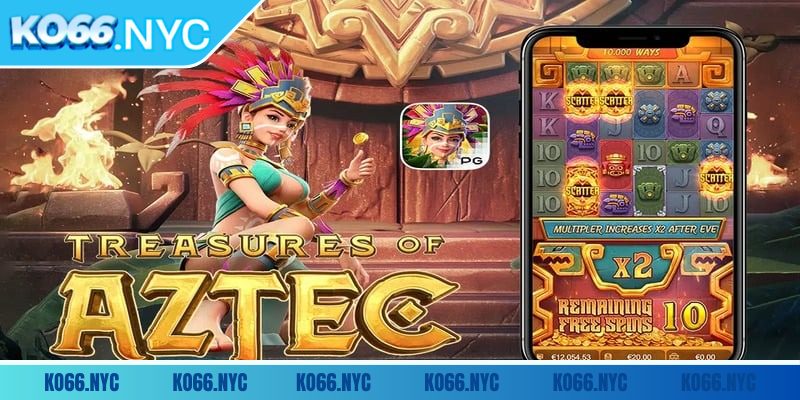 Kho Báu Aztec KO66 – Chinh Phục Nền Văn Minh Cổ Hấp Dẫn 1 Rừng rậm sống động trong kho báu aztec KO66